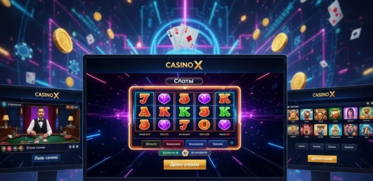 Игровые автоматы Casino X: слоты, лайв-казино и демо-режим